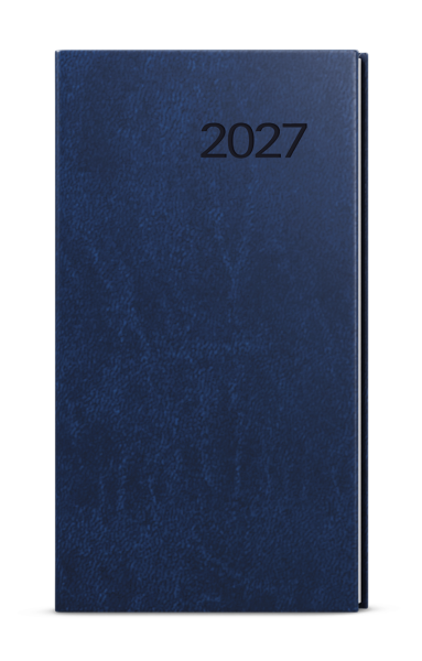 Týdenní diář 2027 Baloušek Jakub Vivella kapesní modrá