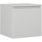 MEXEN/S - Orio koupelnová skříňka pod umyvadlo 50 cm s deskou, 1 šuplík, šedá mat 91A10-05047-1-BFC62