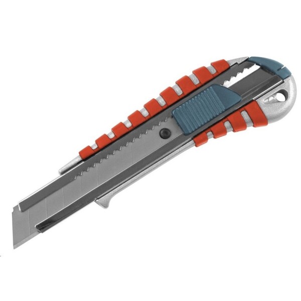 Nůž ulamovací Extol Premium 8855012 18mm kovový s kovovou výztuhou Auto-lock
