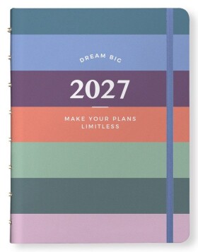 Plánovač ULC Colour stripes 2027, A5, soft