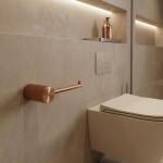 REA - Držák na toaletní papír 64105 SOLO Brush Copper REA-84207