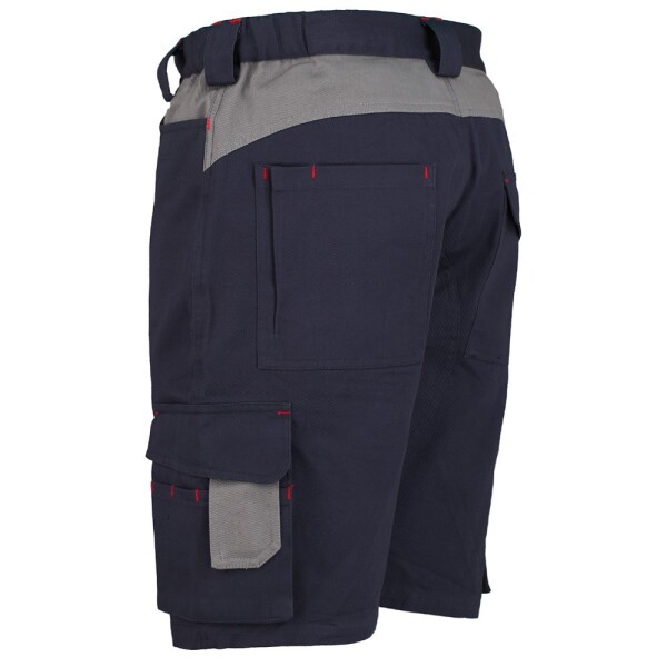 ISSA - Industrial Starter Kalhoty krátké bermudy stretch ISS 8734 modré 97% bavlna +3% spandex,