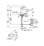 GROHE - Dice Umyvadlová baterie s výpustí, chrom 1018320000