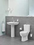 GROHE - Bau Ceramic Splachovací nádrž, 343x153 mm, spodní přívod vody, alpská bílá 39436000