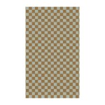 Maileg Balicí papír Checker Mint / Ocher – 10 m, béžová barva, papír
