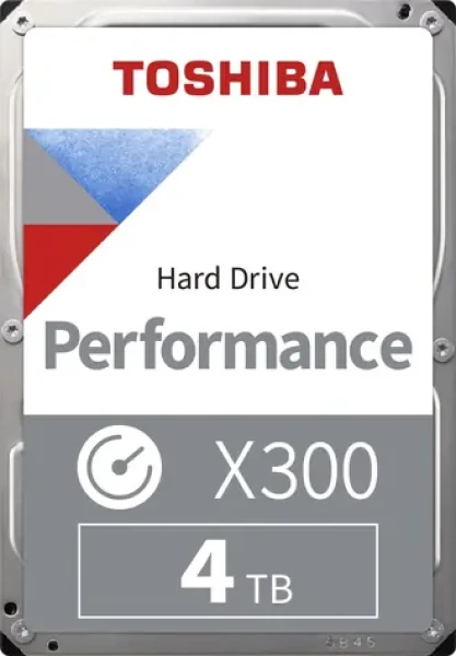 Toshiba X300 Performance 4TB / 3.5" / 7 200 rpm / 512MB cache / SATA III / CMR (HDWR740UZSVA)