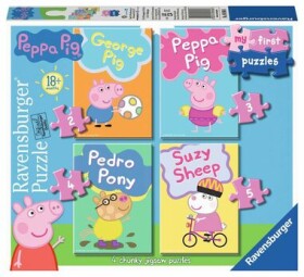 Ravensburger Moje první puzzle Prasátko Peppa 2/3/4/5 dílků