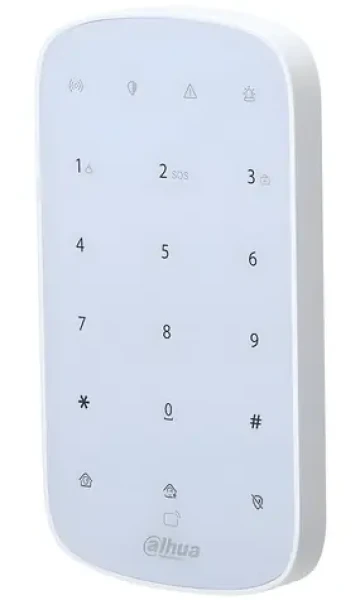 Dahua Airshield ARK30T-W2 bílá / Bezdrátová klávesnice / RFID 13,56 MHz / 868 MHz / pro alarm ARC (ARK30T-W2(868))