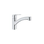 GROHE - QuickFix Start Dřezová baterie s výsuvnou sprškou, chrom 1012410000