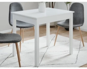 Jídelní stůl Capri 90x67 cm, bílý