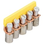 Weidmüller Z-series, Accessories, Cross-connector, For the terminals, No. of poles: 2 ZQV 2.5/2 1608860000-60 žlutá 60 ks