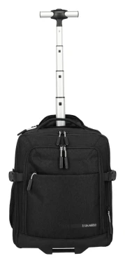 Travelite Kick Off Trolley Backpack Black 24/28 L TRAVELITE-6922-01