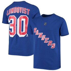 Outerstuff Dětské Tričko Henrik Lundqvist #30 New York Rangers Name Number Velikost: Dětské XL (14 - 16 let)