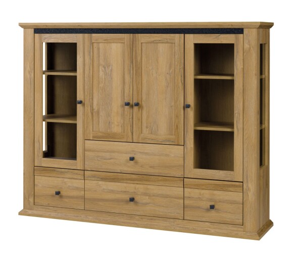 Vitrína Mezo MZ6 Barva korpusu: Dub - grand