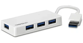 TRENDnet Mini USB 3.0 Hub 4-portový / USB hub / 4x USB 3.0 (TU3-H4E)