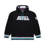 Mitchell & Ness Pánská mikina Anaheim Ducks NHL Playmaker Fleece Hoodie Vintage Logo Velikost: L
