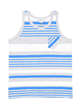 Picture Ocean STGREY MELANGE STRIPE pánské tílko - XL