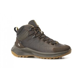 Obuv MONVISO 40 GRISPORT kotníková treková kožená hnědá 45 hnědá