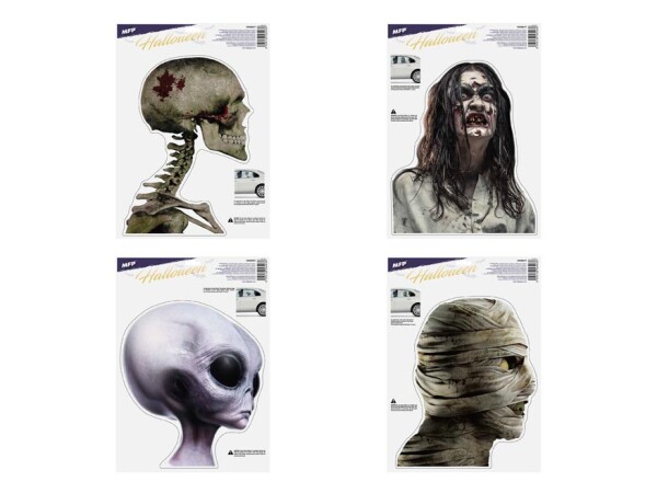 MFP MFP, 1042047, okenní fólie, mix motivů Halloween, 1 ks Motiv: Číslo 4