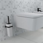 Nimco Maya černá mat toaletní wc kartáč MAC 29094K-90 MAC 29094K-90 MAC 29094K-90