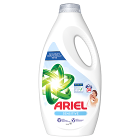 Ariel Washing Liquid,, 34 Washes Sensitive Skin Clean & Fresh