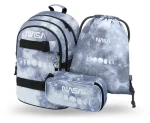 BAAGL SET 3 - Školní set Skate NASA Grey / batoh / penál / sáček (A-34266)