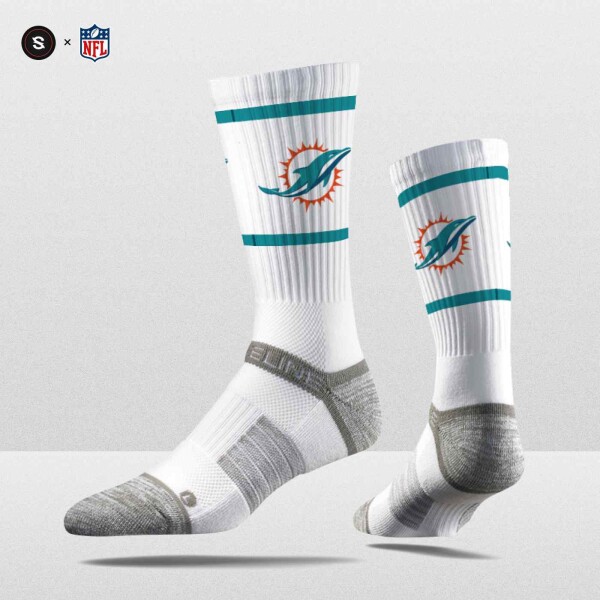 Pánské ponožky Miami Dolphins NFL Strideline Premium Crew