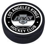 Mustang Puk Los Angeles Kings NHL Black Vintage Striped Textured Puck