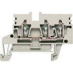 Weidmüller 1933720000 řadová svorka průchodky pružinová svorka Tmavě béžová 50 ks