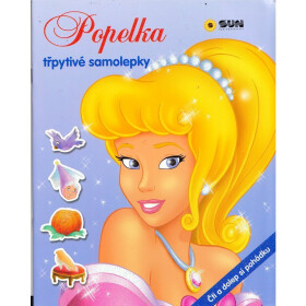 Popelka třpytivé samolepky - čti a dolep si pohádku