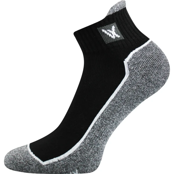 VOXX Ponožky bavlněné sportovní NESTY 01 černé (3 páry) 35-38 114678