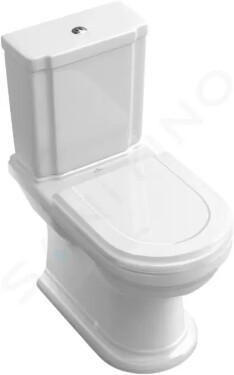 VILLEROY & BOCH - Hommage WC kombi mísa, 370x725 mm, CeramicPlus, bílá 666210R1