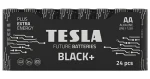 Tesla BLACK+ AA 24 ks / Alkalická baterie / LR06 / tužková / fólie (14062410)