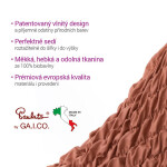 Bielastické potahy FUCO biobavlna cihlové trojkřeslo 170-220 cm