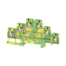 Weidmüller 2818000000 svorka ochranného vodiče pružinové připojení , konektor zelenožlutá 50 ks