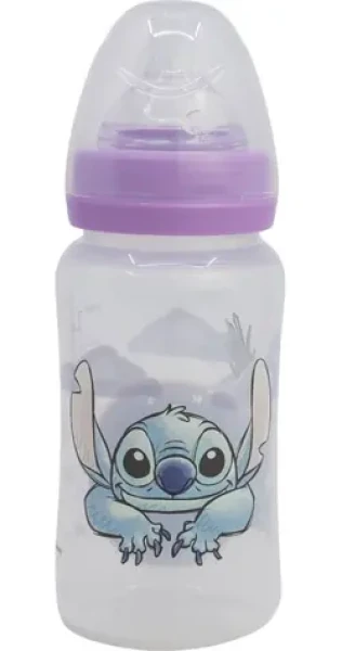 STOR Antikoliková kojenecká láhev Lilo a Stitch / Kojenecká láhev / 240 ml (10902)