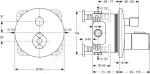 IDEAL STANDARD - CeraTherm Termostatická sprchová baterie pod omítku, chrom A4659AA