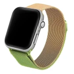 Beline Steel zeleno-zlatá / Pásek pro Apple Watch / 38/40/41 mm / nerezová ocel
