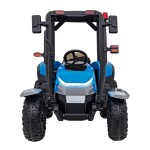 Mamido Dětský elektrický traktor BLAST s přívěsem 2x200W modrý