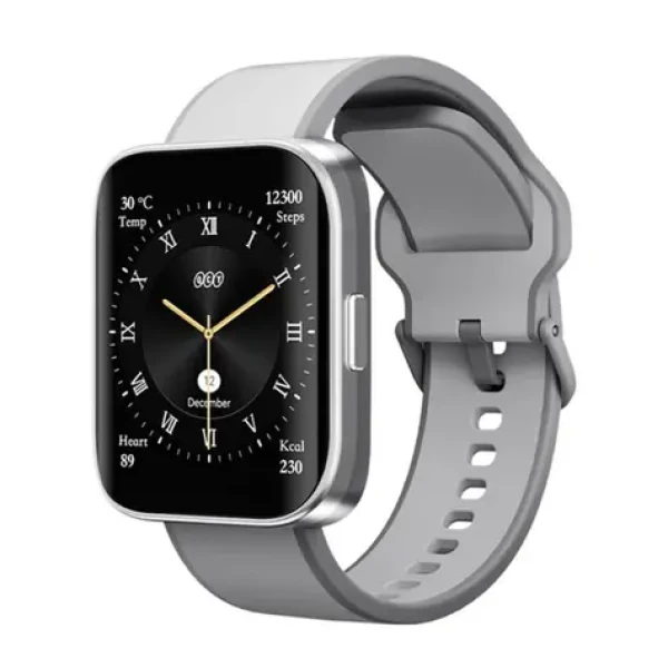 QCY Smartwatch Urban GS (S9) šedá / Chytré hodinky / 1,95" AMOLED / GPS / Bluetooth / 5 ATM (S9 grey Urban GT)