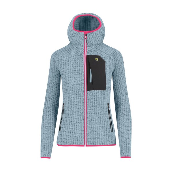 KARPOS Rocchetta Evo Hoodie W Fleece, Forget/Black velikost: S