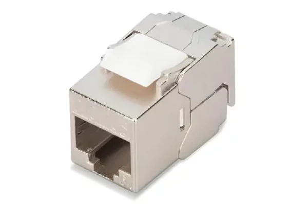 Digitus DN-93615-S šedá / Keystone modul / CAT6A / stíněný / RJ-45 / LSA (DN-93615-S)
