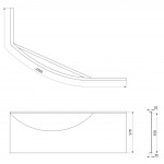 POLYSAN - MAMBA R 170 panel rohový 77312