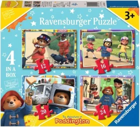 RAVENSBURGER Puzzle Paddington 4v1
