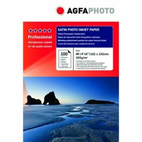 AgfaPhoto Professional Photo Paper 260 g 10x15 cm 100ks / Fotopapír / satin (AP260100A6SN)