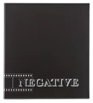 Hama Negative černá / Kroužkový pořadač pro negativy / A4 / 4-kroužkový / hřbet 39 mm (7548)