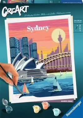 Ravensburger 235261 CreArt Trendy města: Sydney