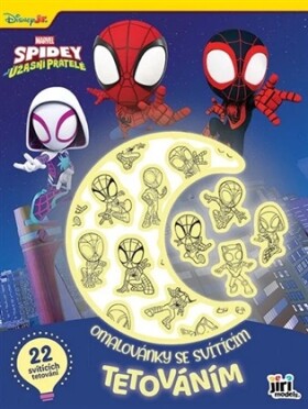Omalovánky se svítícím tetováním Spidey