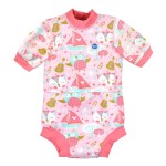Splash About Baby neoprén body Happy Nappy - Sova a kočička, velikost: L (6-14 měs)