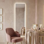REA - Zrcadlo LED 150x50cm MOL-SQ HOM-01527